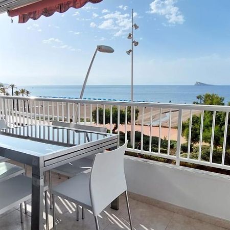 Luxury Primerisima Linea Playa Poniente Benidorm Con 6,5 Mts De Vistas Frontales Al Mar Exterior foto